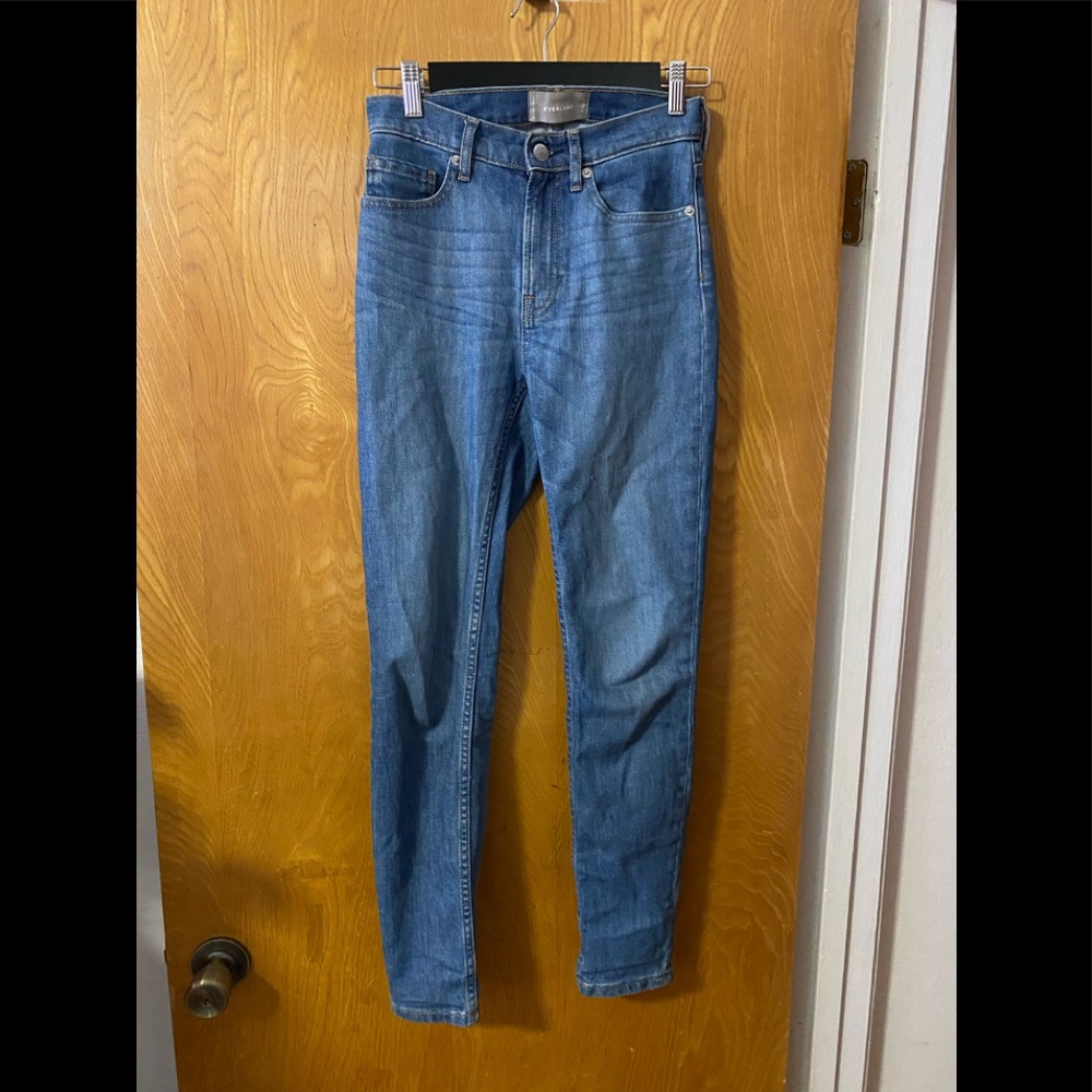Everlane high rise skinny jeans 25 - Picture 2 of 9